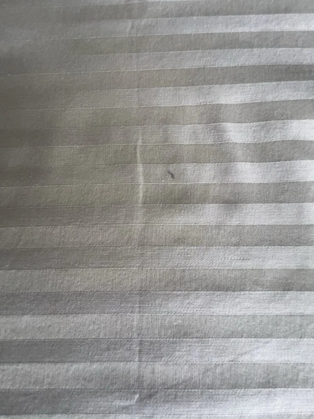 Pair KING Pillowcases 100% Egyptian Cotton Beige Jacquard Stripe Bedding Luxury